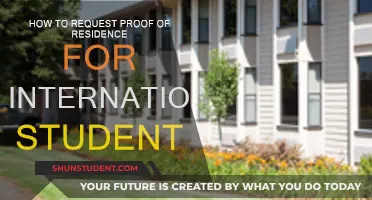 Requesting Proof of Residence: A Guide for International Students