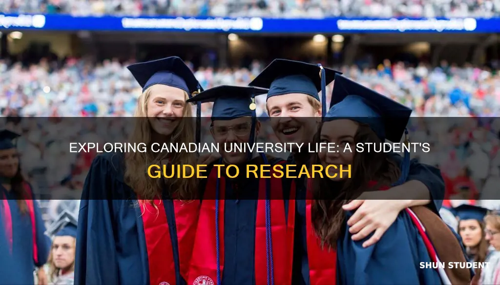 how to research a university student in canada