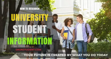 Researching Student Information: A Guide for University Success