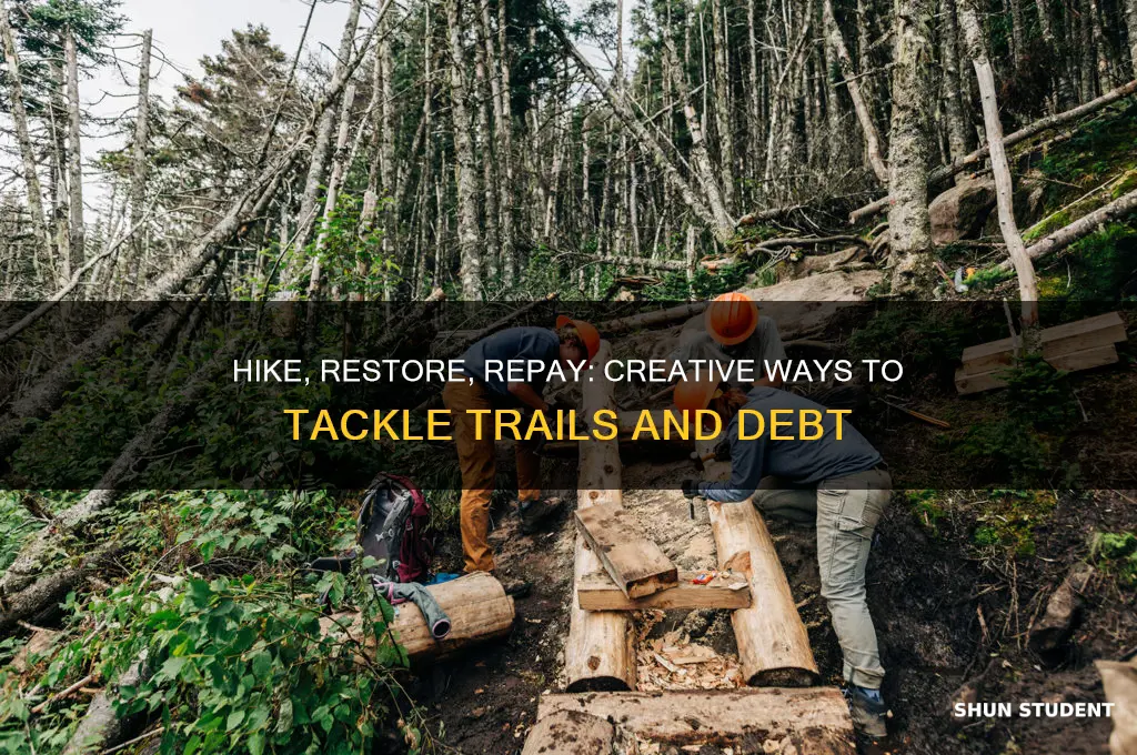 how to restore hiking paths and pay for student debt