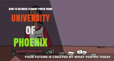 Retrieving Student Papers from University of Phoenix: A Guide