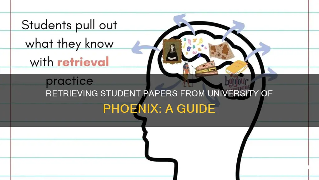 how to retrieve student paper from university of phoenix