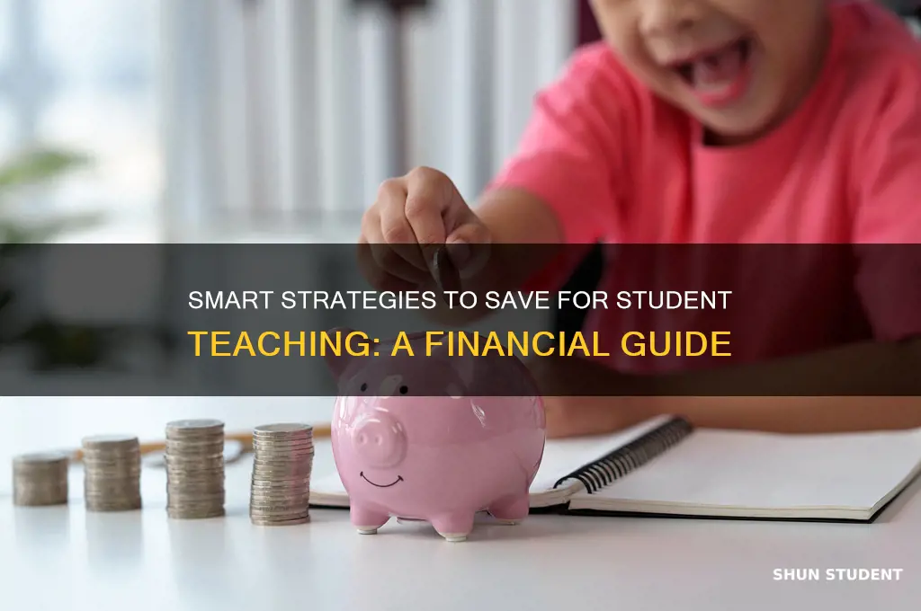 how to save up for student teaching