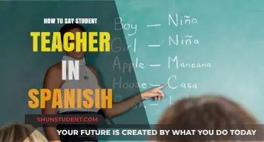 How to Say Student Teacher in Spanish: A Quick Guide