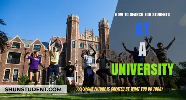 Finding Students at University: Effective Strategies