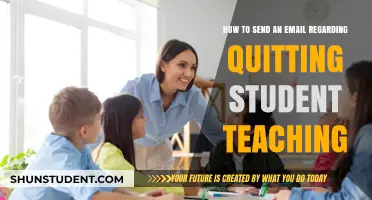 Resigning from Student Teaching: Crafting a Professional Email to Supervisors