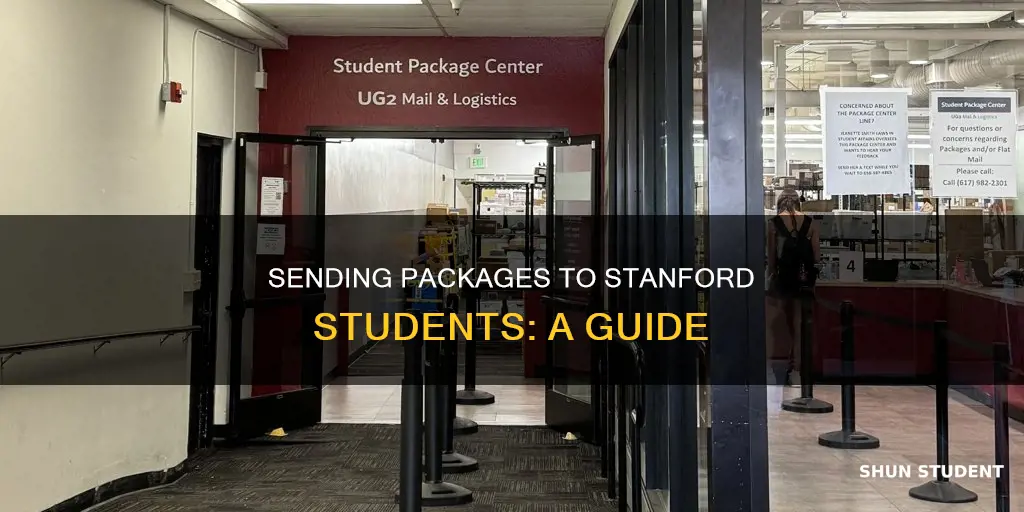 how to send packages to stanford university students