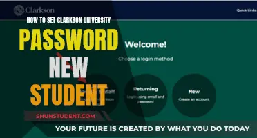 Setting Up Your Clarkson University Password as a New Student