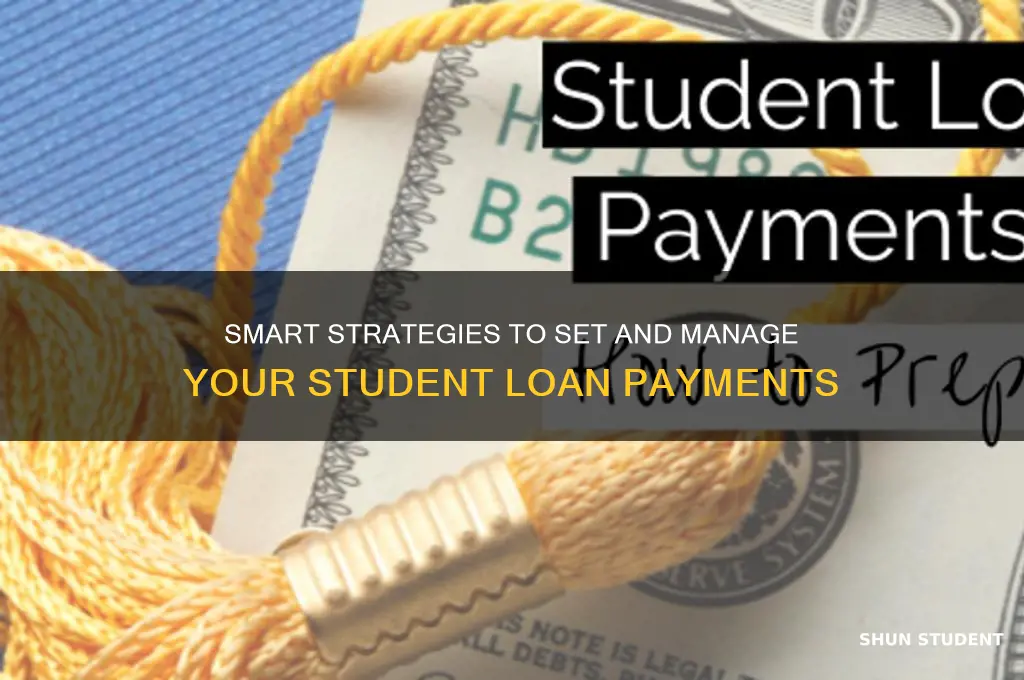 how to set pay for my student loans