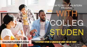 Establishing a Successful College Intern Program