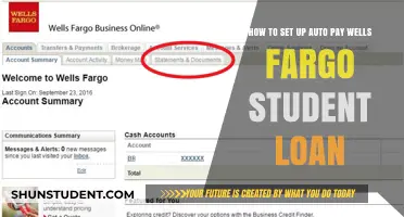 Simplify Your Student Loan Payments: Setting Up Wells Fargo Auto Pay