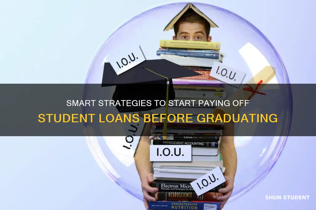 how to set up pay on student loans before graduation