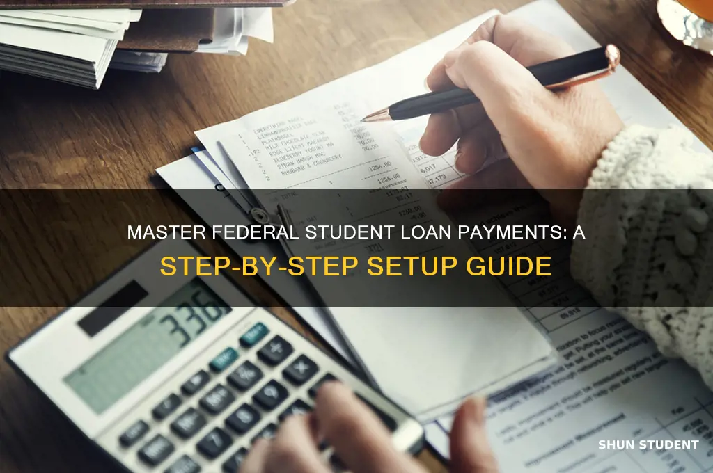 how to set up pay on student loans for federal