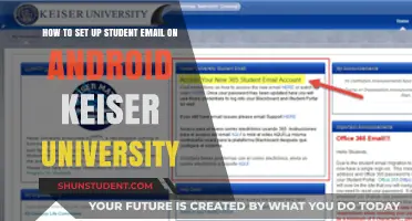 Setting Up Your Keiser University Student Email on Android