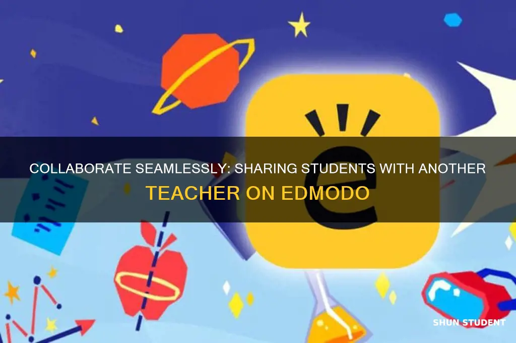 how to share students with another teacher on edmodo