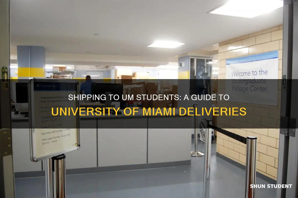 how to ship to university of miami students