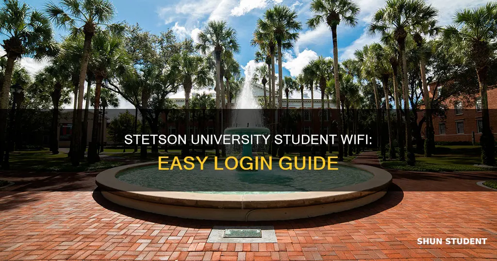 how to sign into student wifi stetson university