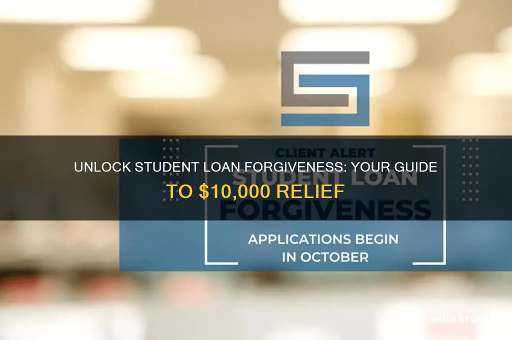 how to sign up for 10000 student loan forgiveness