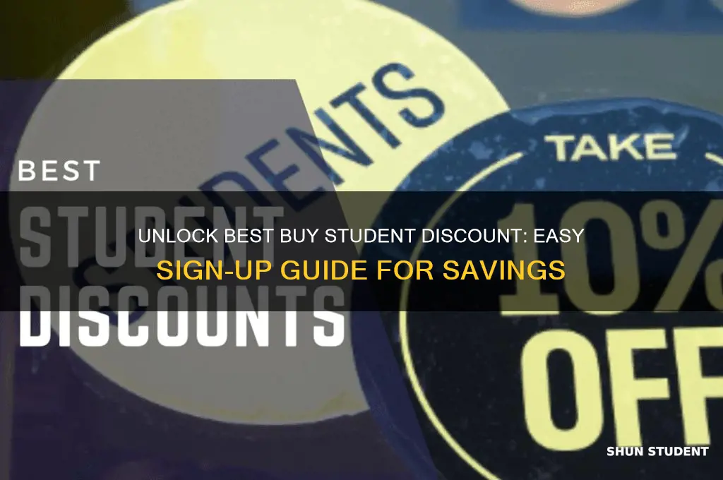how to sign up for best buy student discount