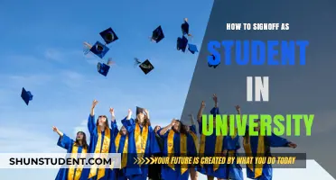 University Students: Signing Off in Style