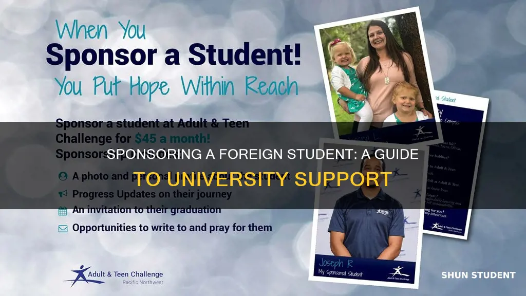 how to sponsor a foreign student at university in us