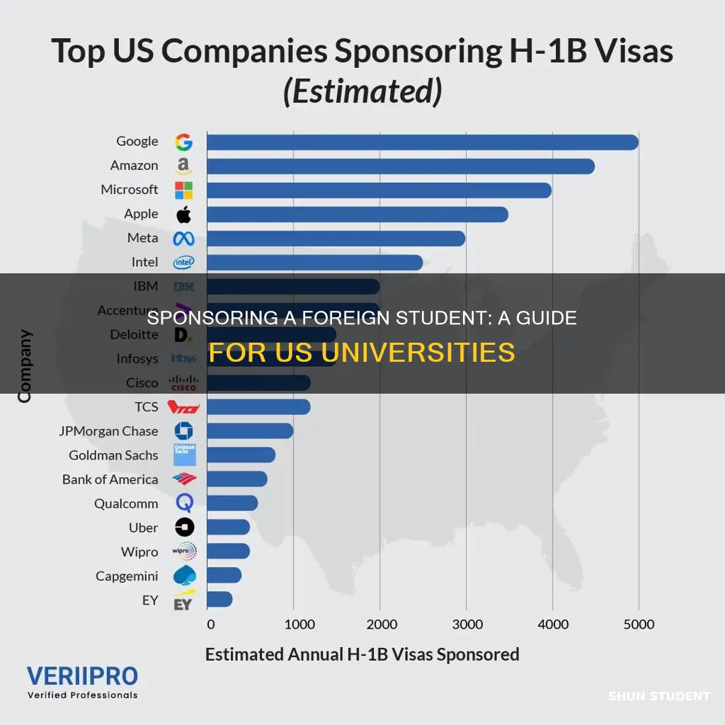 how to sponsor a foreign student at university in us