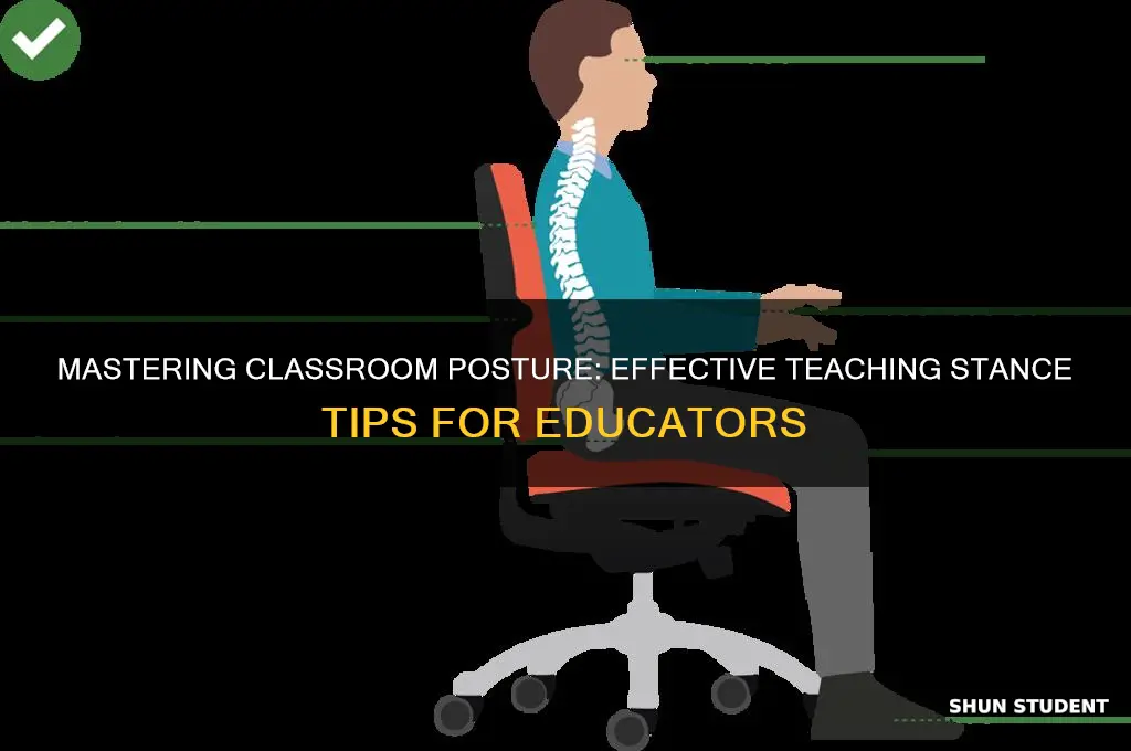 how to stand when teaching a lesson to students
