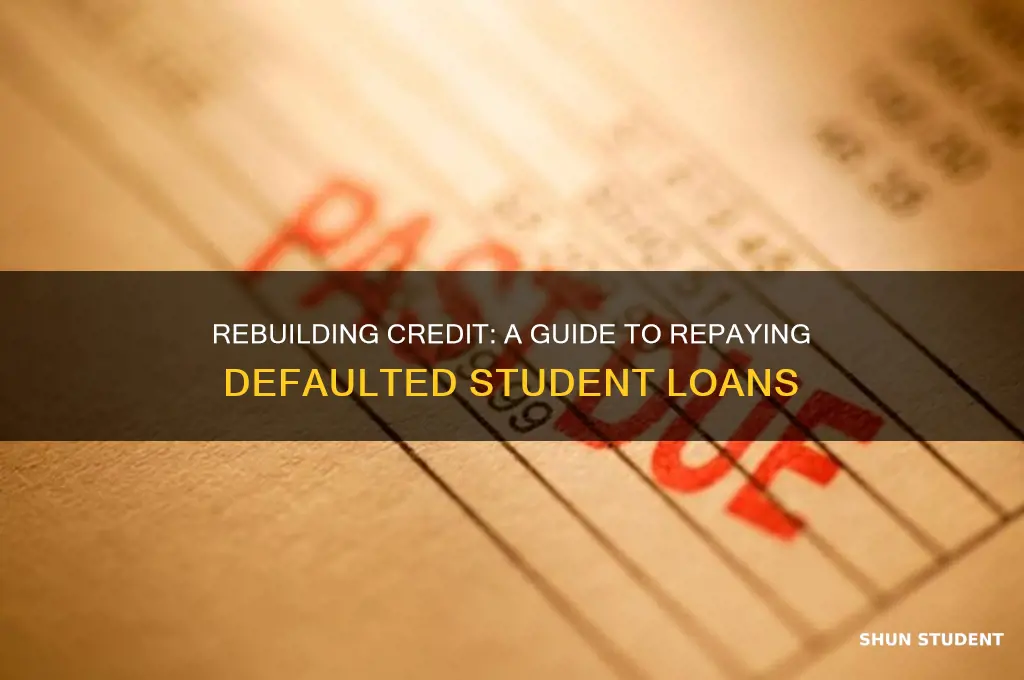 how to start paying back defaulted student loans