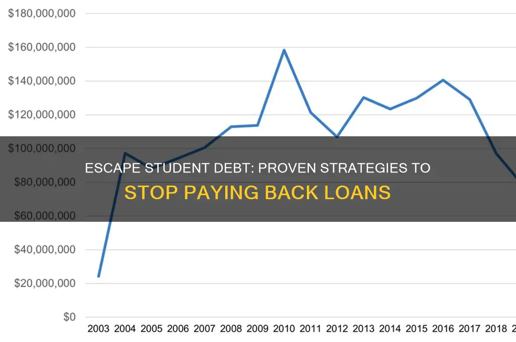how to stop paying back student loan
