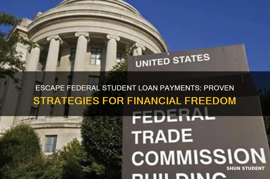how to stop paying federal student loans