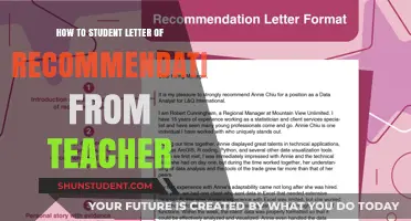 Crafting a Powerful Student Recommendation Letter: Teacher's Guide