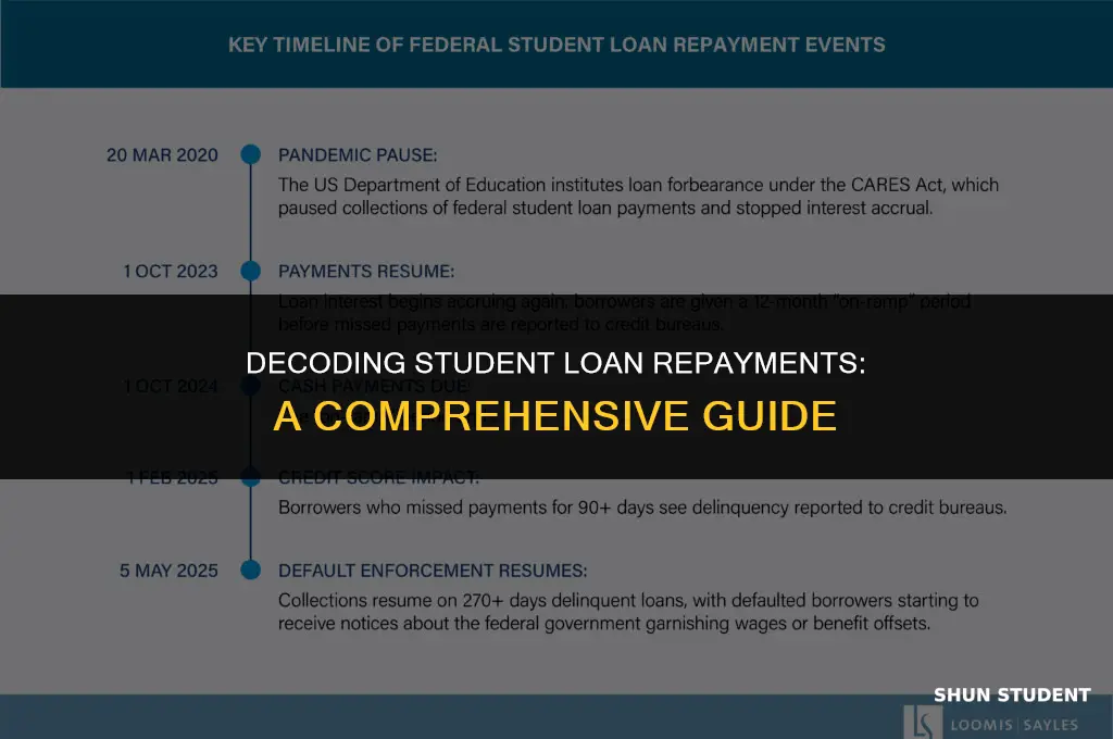 how to student loan repayments work