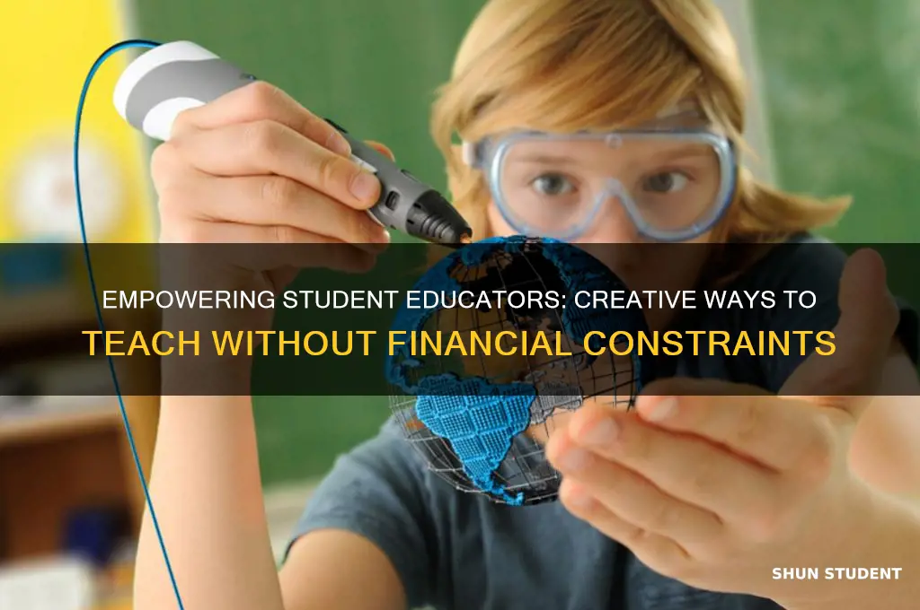how to students teaching without money