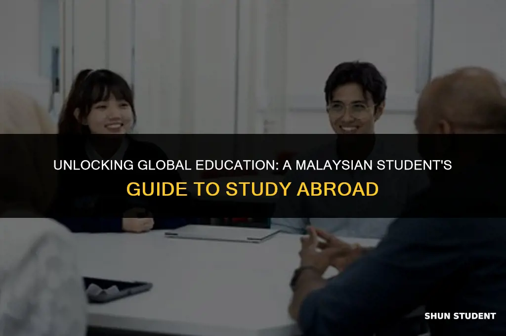 how to study abroad for malaysian students