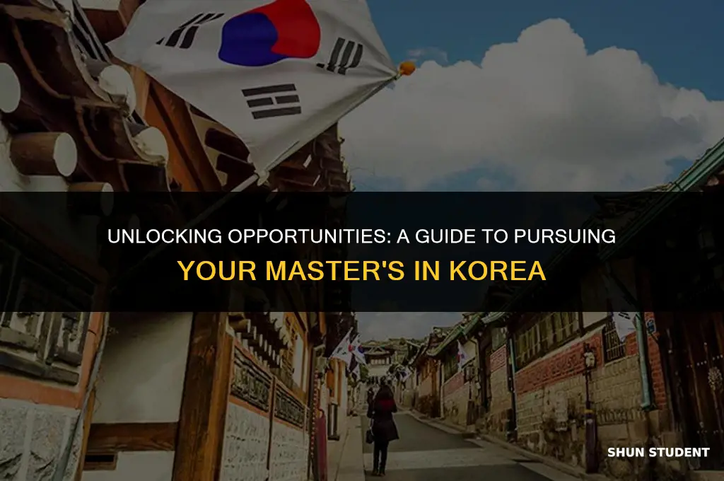 how to study abroad in korea as a masters student