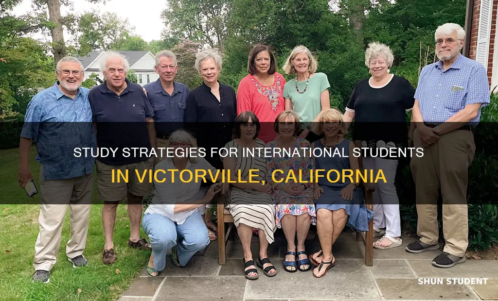 how to study an international student in victorville california