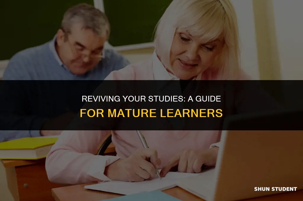 how to study as an older student