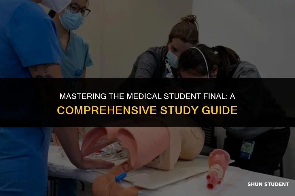 how to study for a medical student final
