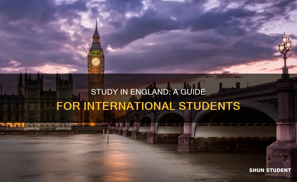 how to study in england as an international student