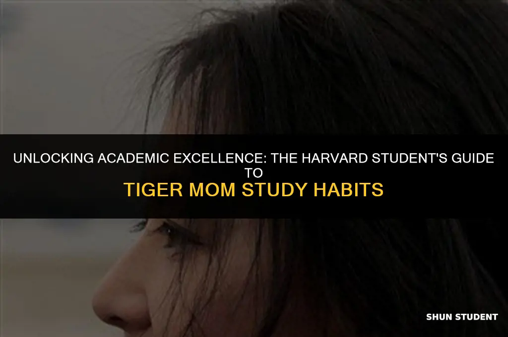 how to study like a harvard student tiger mom