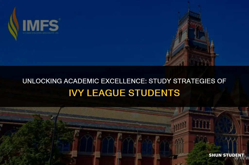 how to study like an ivy league student