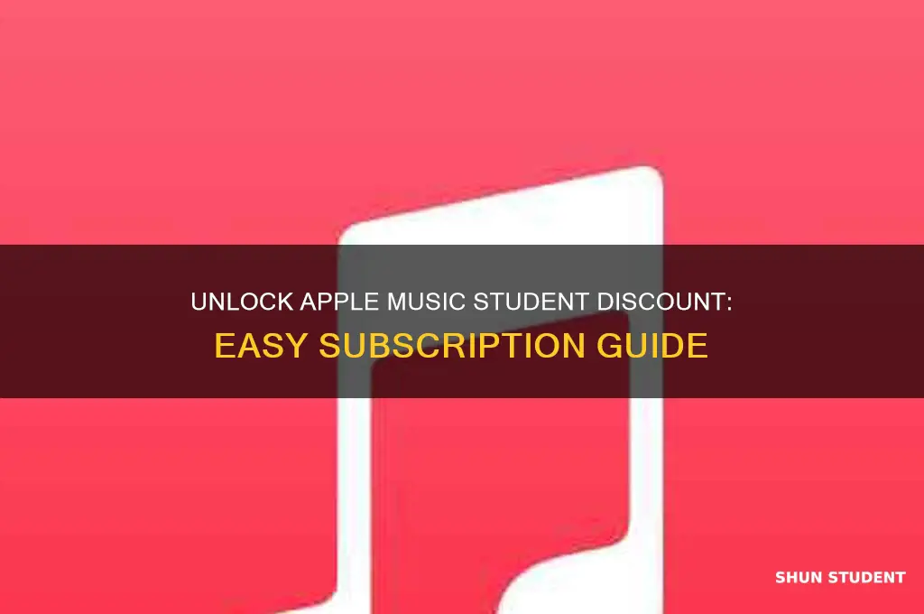 how to subscribe apple music student discount
