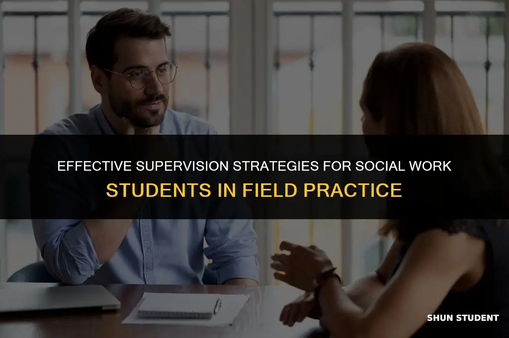 how to supervise social work students