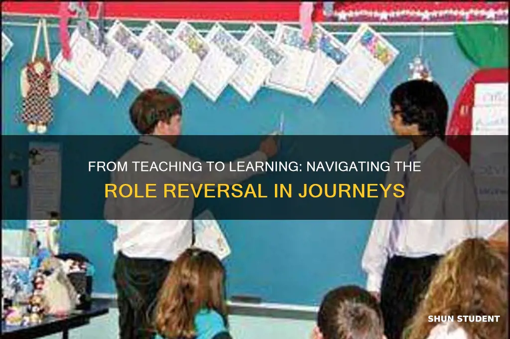 how to switch from teacher to student in journeys