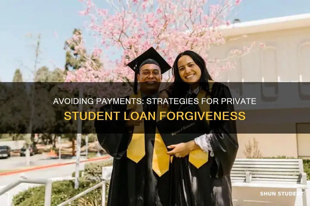 how to take out a private student loan without paying