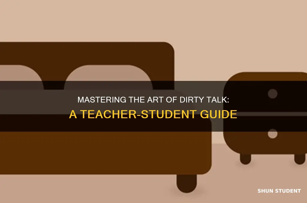 how to talk dirty teacher student