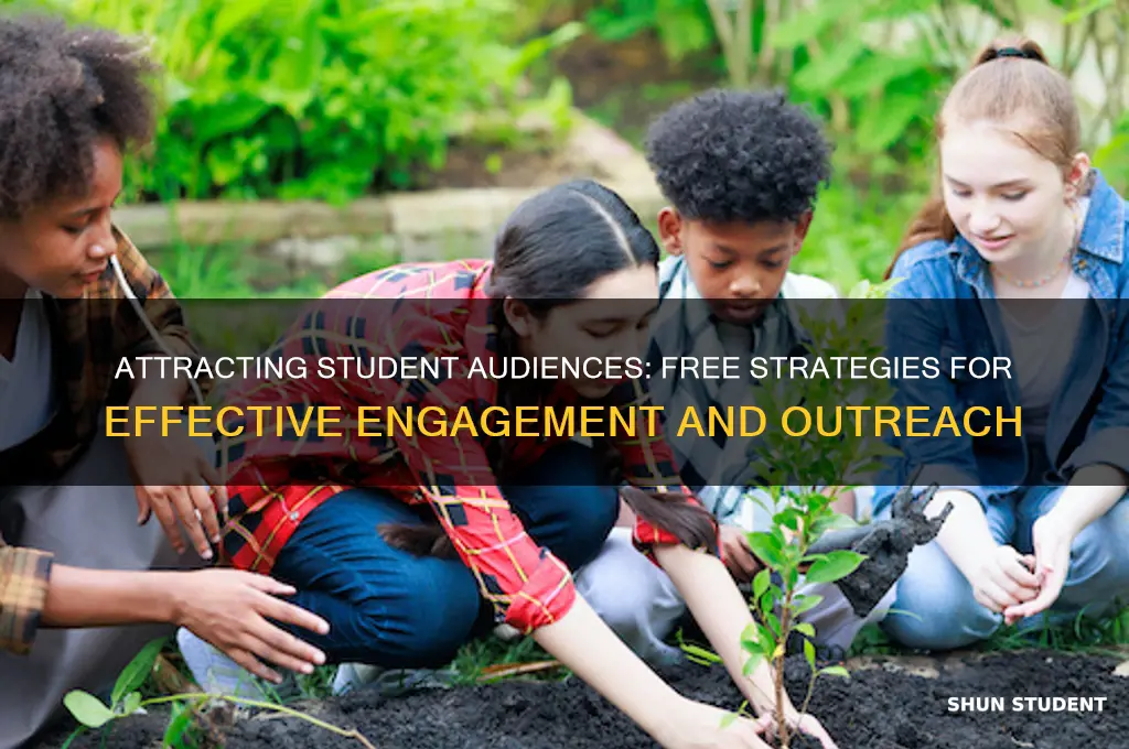 how to target students without paying