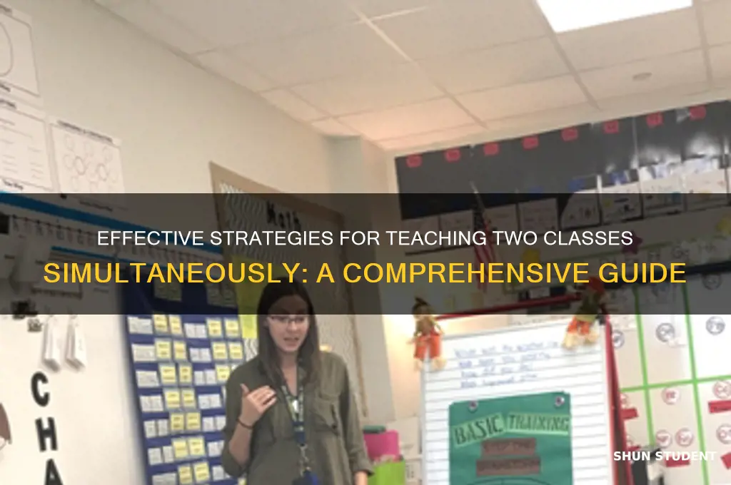 how to teach 2 class student
