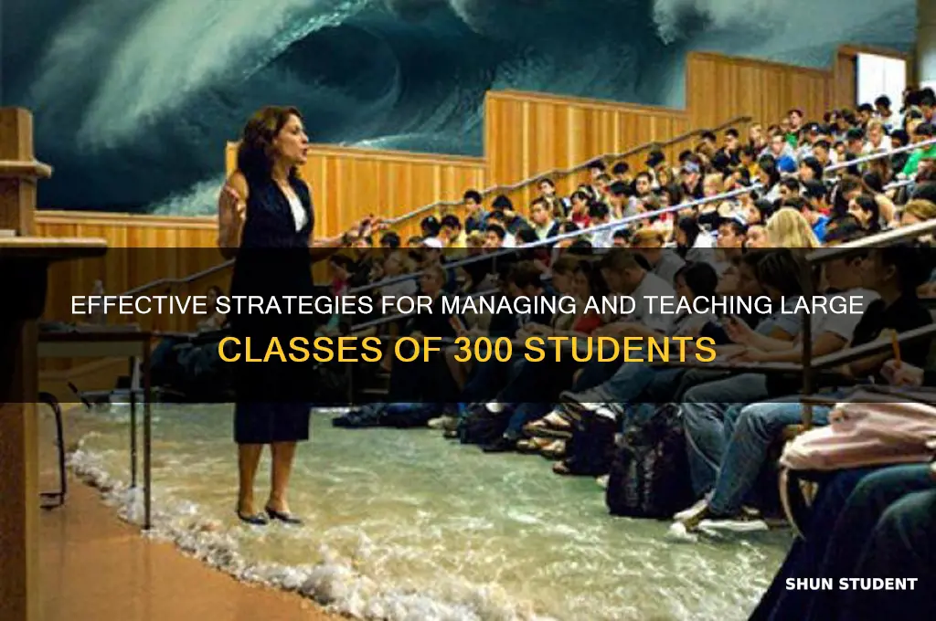 how to teach 300 students