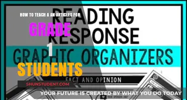 Teaching Articles to Grade 1: Simple Strategies for Early Learners